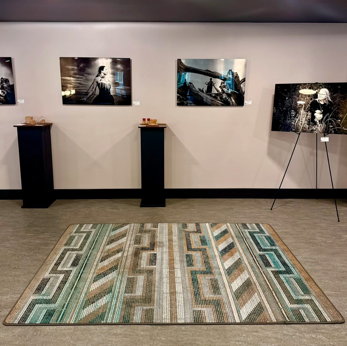 Basket Case - Blue | Spruce Root Weave Honor Rug