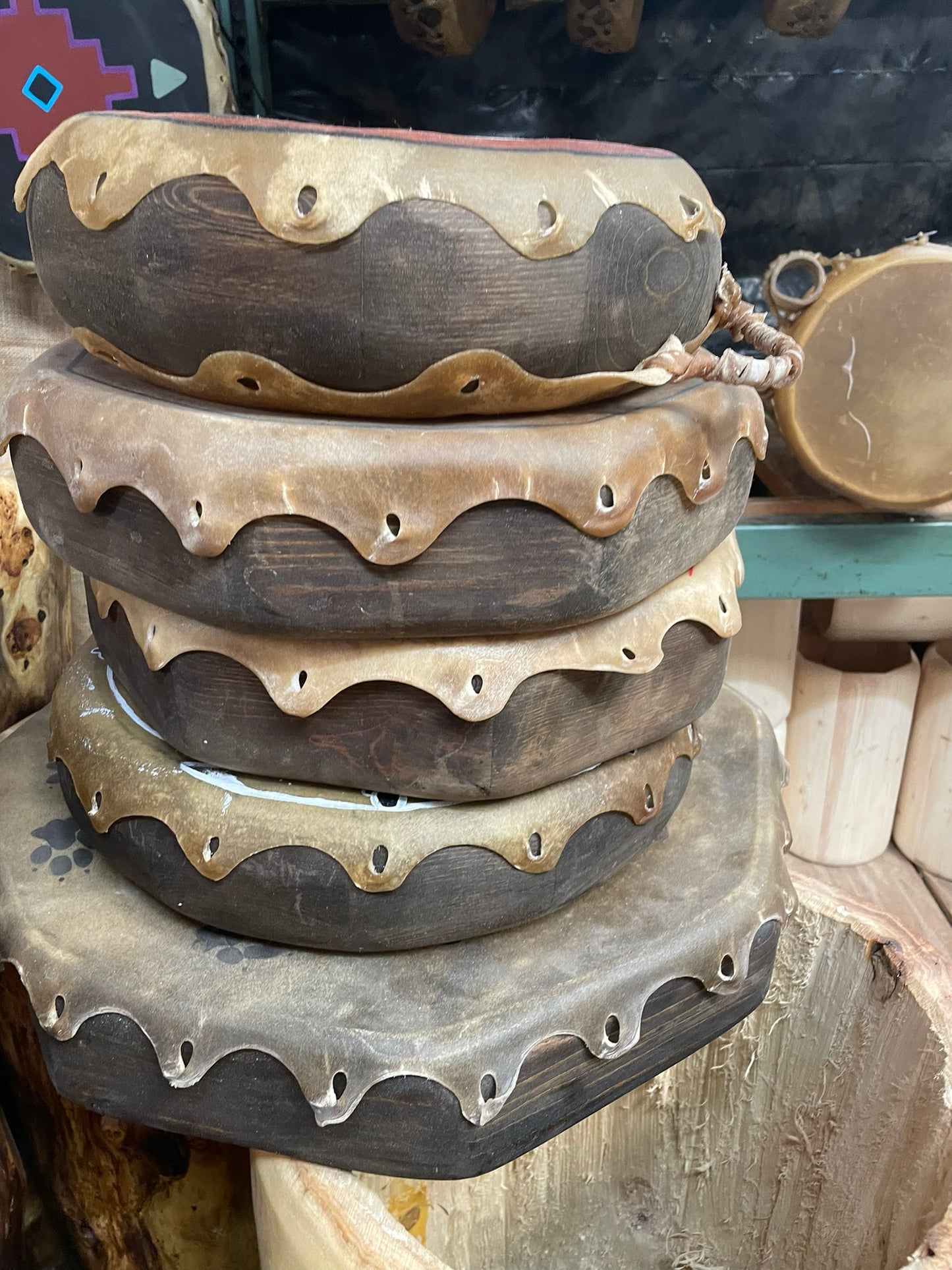 Tambourine Double-Side Drums