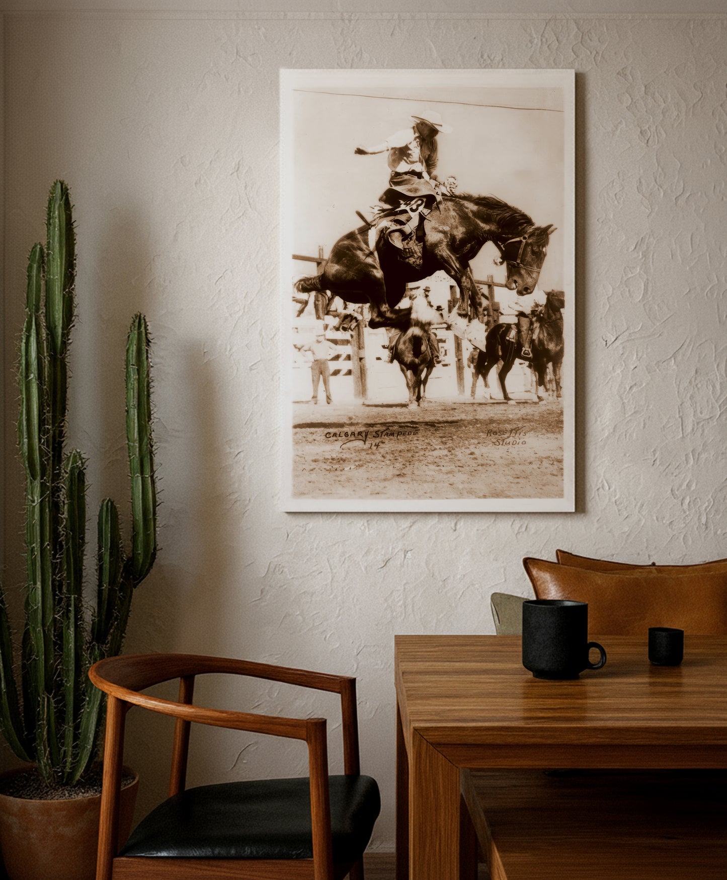 Bronc Rider — Calgary Stampede 14, 1940s Canvas Print