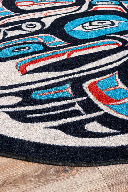 Raven - Red and Blue