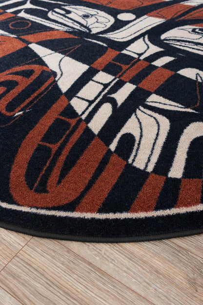 Northern Stripes - Red and Black