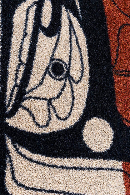 Northern Stripes - Red and Black